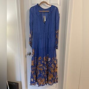 Anthropologie Marais Long Sleeve Maxi Dress